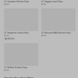 Vojens Menu