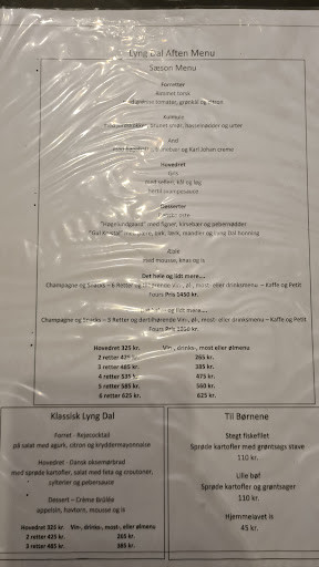 Lyng Dal Og Menu
