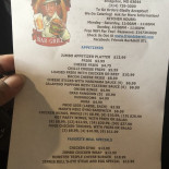 Strandpavillonen Menu