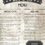 Dronninglund Vin Tobak Menu