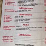 Bedsted Pizzarie Menu