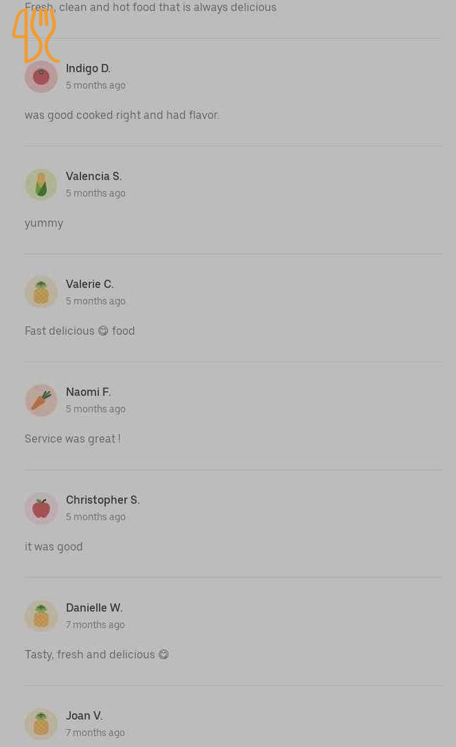 King Buffet Menu