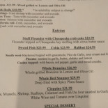 Café Baghuset Menu