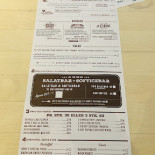Bone's Menu