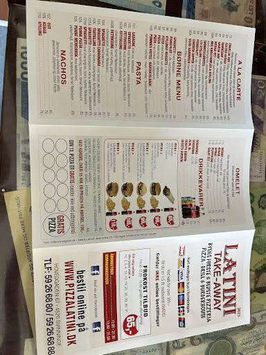 Latini Pizza Svinninge Menu