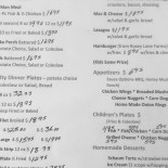 Long John Menu