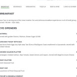 Vaffelhuset I Oester Hurup Menu