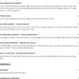Vaffelhuset I Oester Hurup Menu