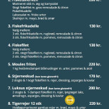 Klausen Fisk Skaldyr Menu