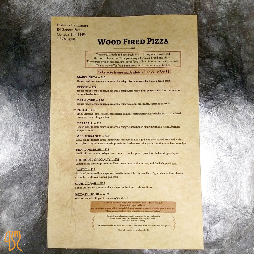 Ballen Fisk Menu