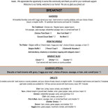 Glostrup Smørrebrød Menu