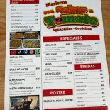 The Old Irish Pub Menu