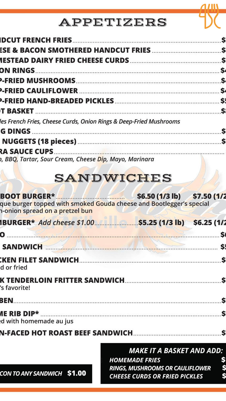 Lilleheden Menu