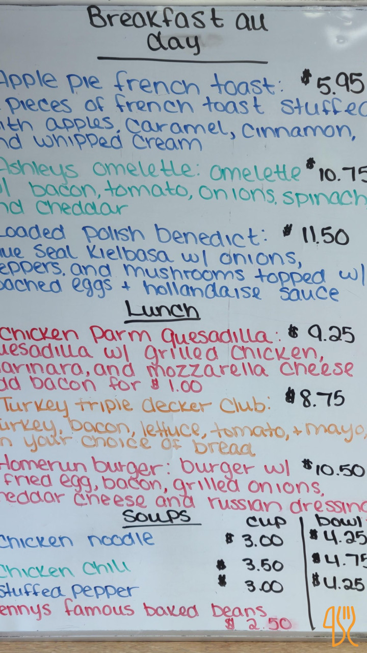 Bella Italia Menu