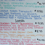 Bella Italia Menu