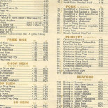 Vendelbokroen Menu