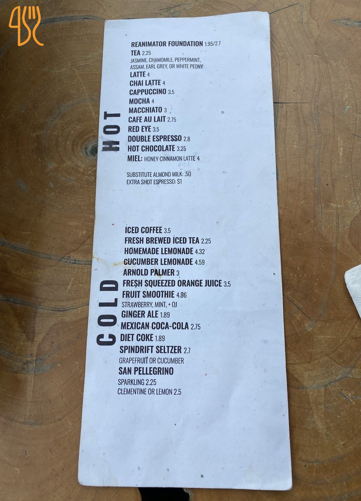 Cafe Stjernen Menu