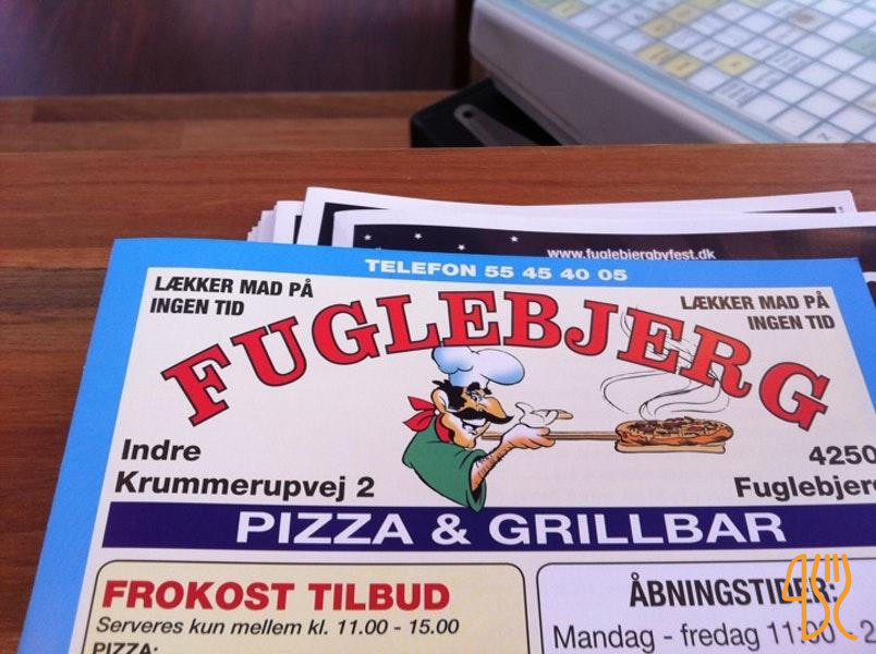Fuglebjerg Pizzaria Menu