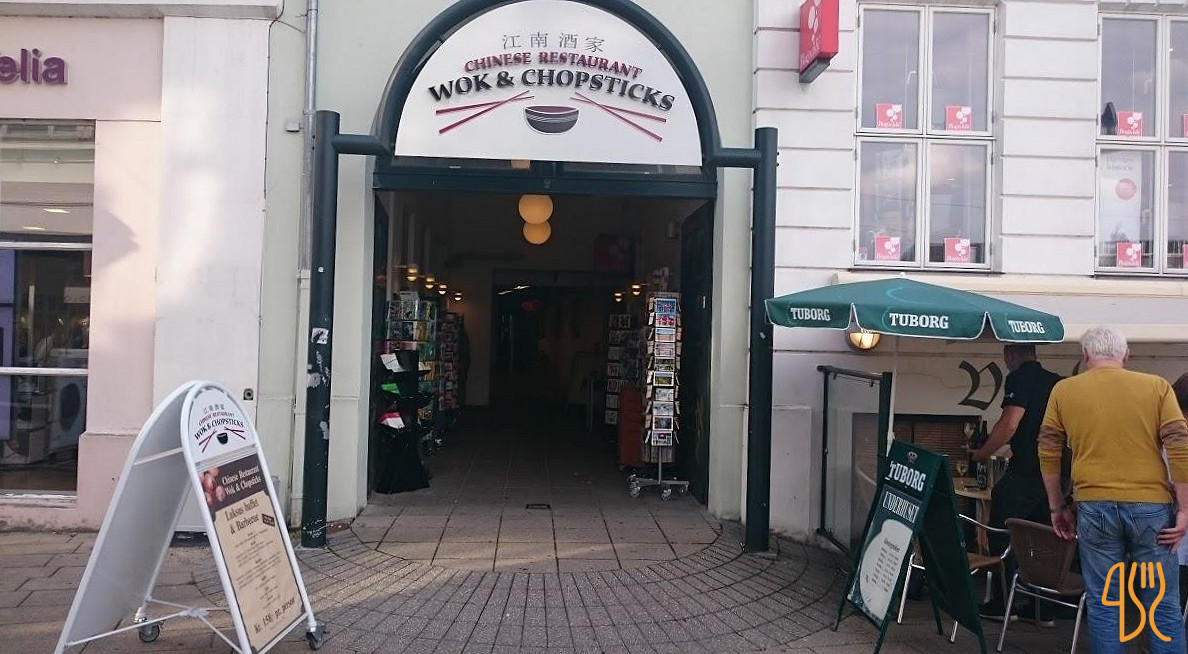 Wok Chopsticks Udenfor