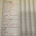 Søvind Pizza Menu