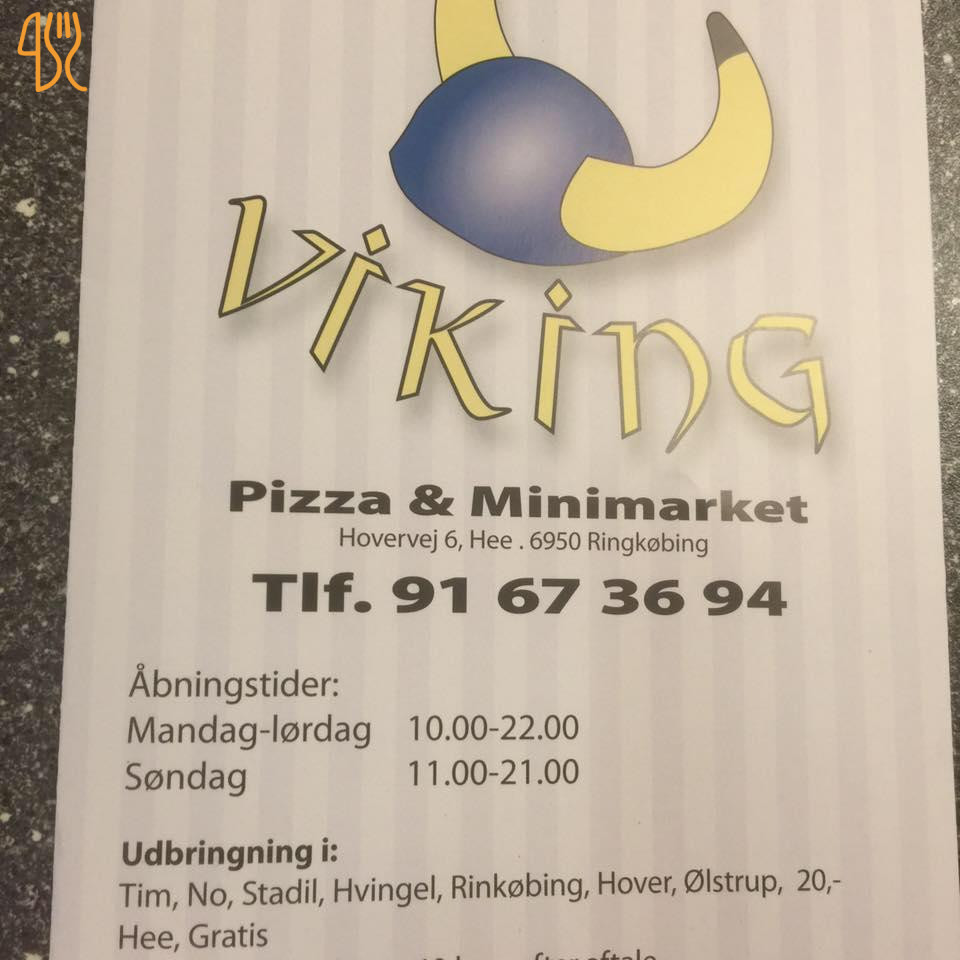 Viking Pizza Menu