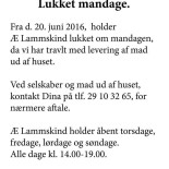 Æ Lammskind Menu