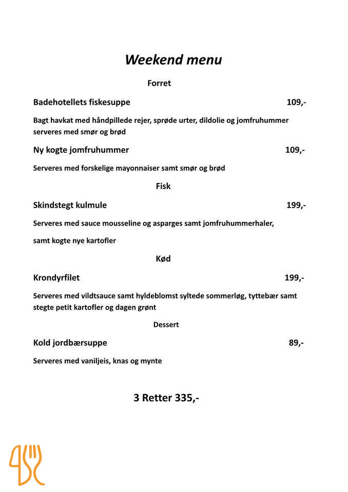 Divan I Strandby/rue Decov Menu