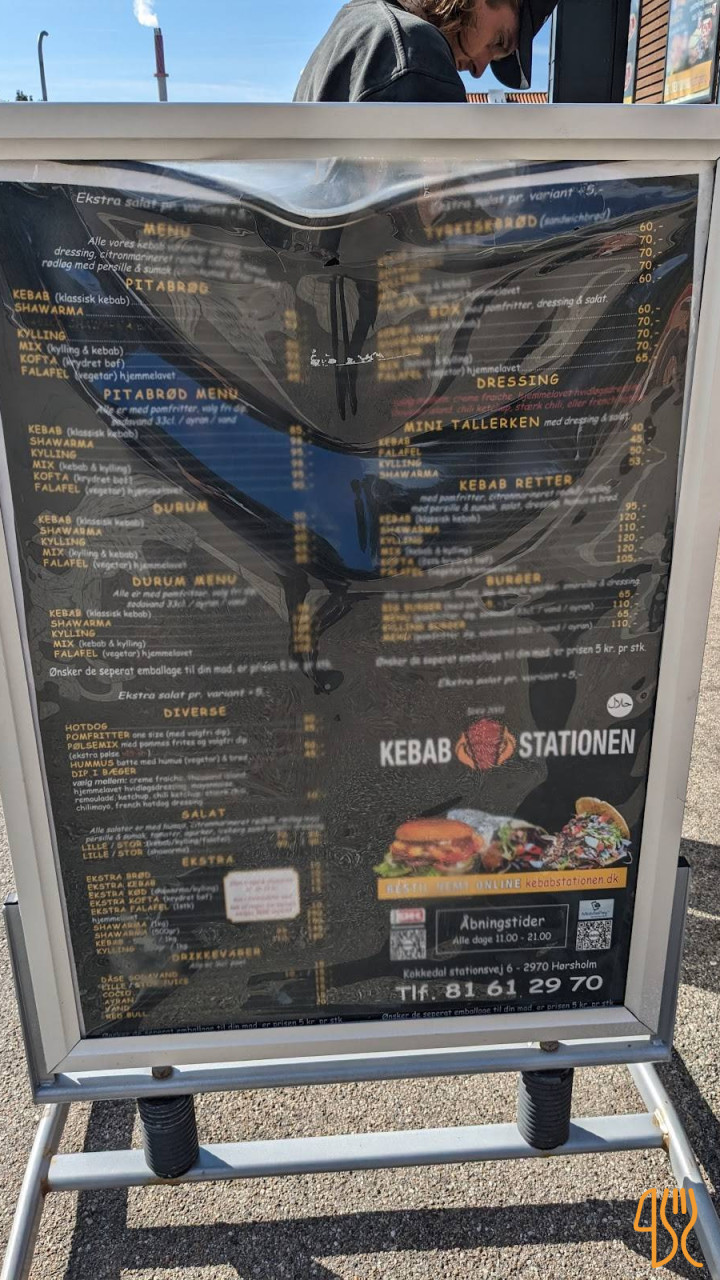 Kebabstationen Kokkedal St Menu