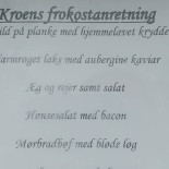 Vester Skerninge Kro Menu