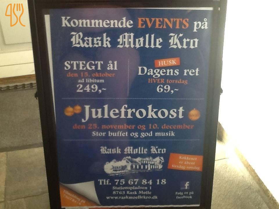 Rask Mølle Kro Menu
