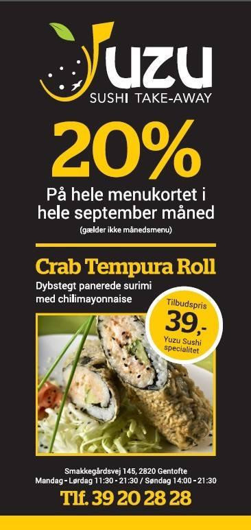 Yuzu Sushi Menu