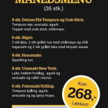 Yuzu Sushi Menu