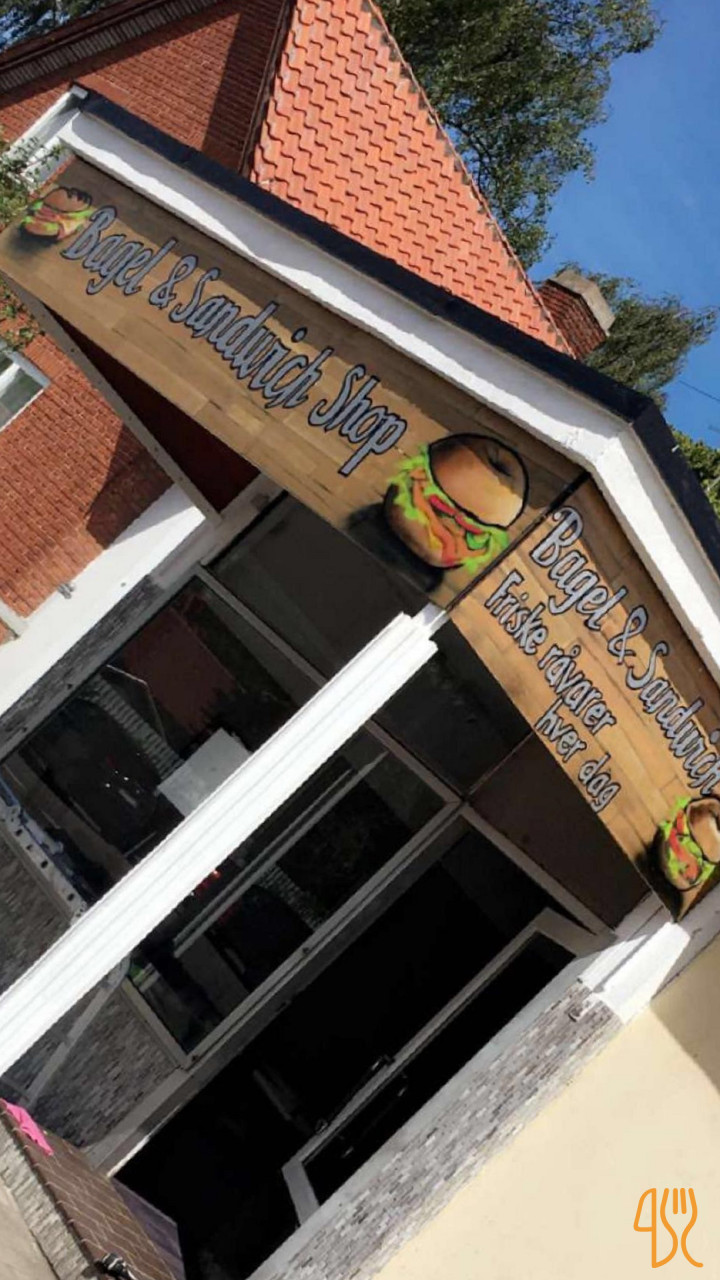Bagel Sandwich Shop Udenfor