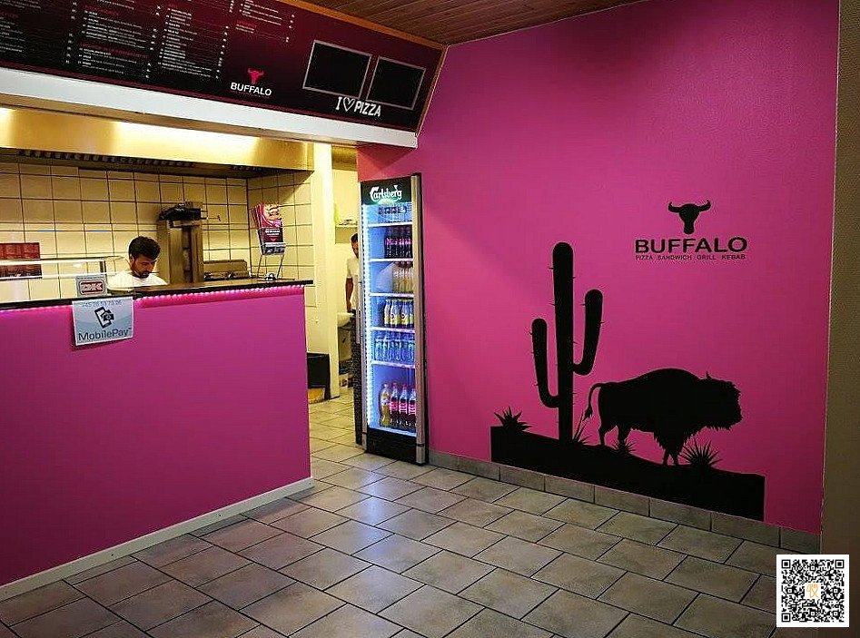 Buffalo Pizza Kebab Udenfor