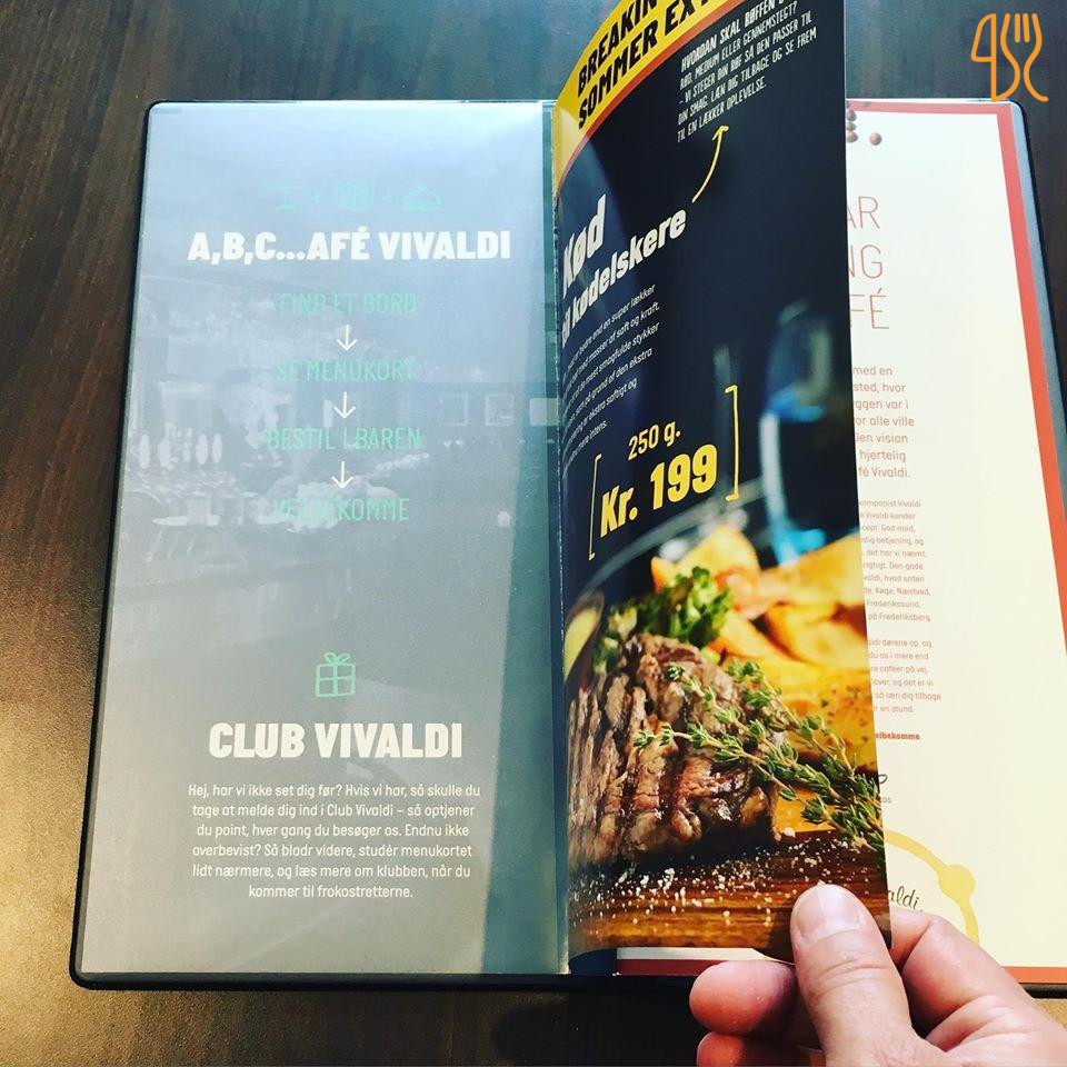Cafe Vivaldi Menu