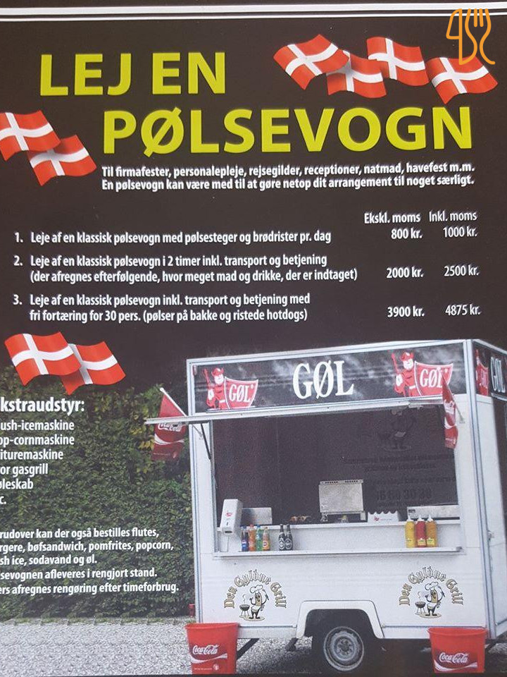 Den Gyldne Grill Menu
