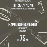 Napoli Pizza Menu