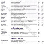 Napoli Pizza Menu