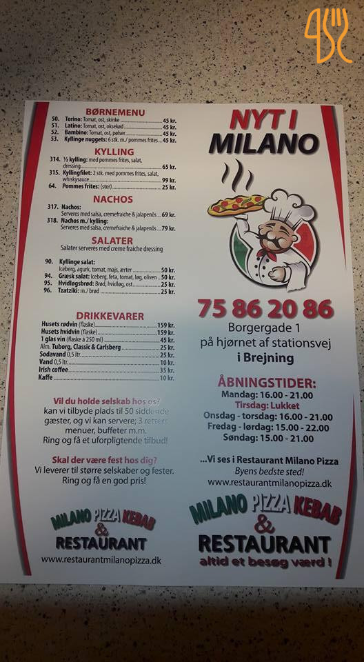Yakub's Madhus Menu