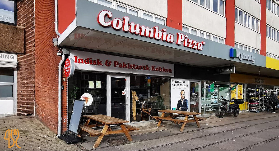 Columbia Pizza Udenfor