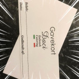 Daci Italiensk Catering Menu
