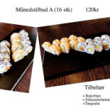 Kyoto Sushi Menu