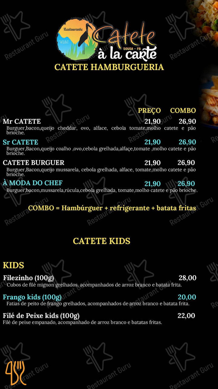 Running Chopsticks Menu