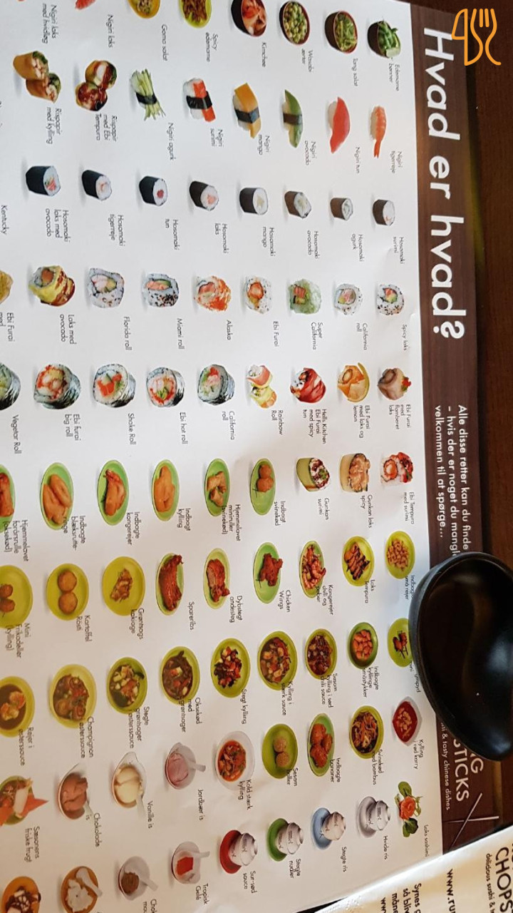 Running Chopsticks Menu