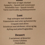 La Casa Menu
