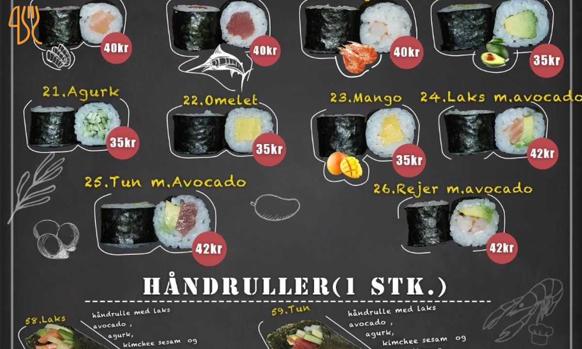 Sushi Amor Menu