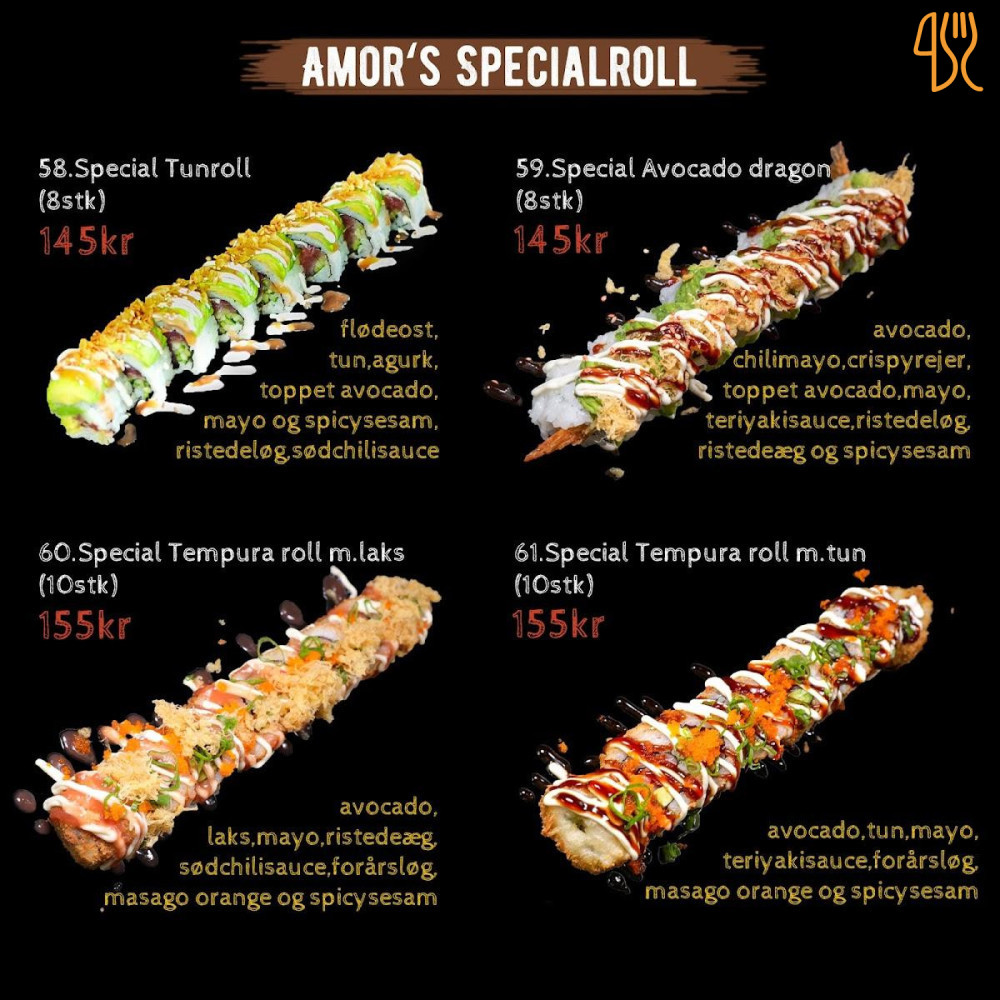 Sushi Amor Menu