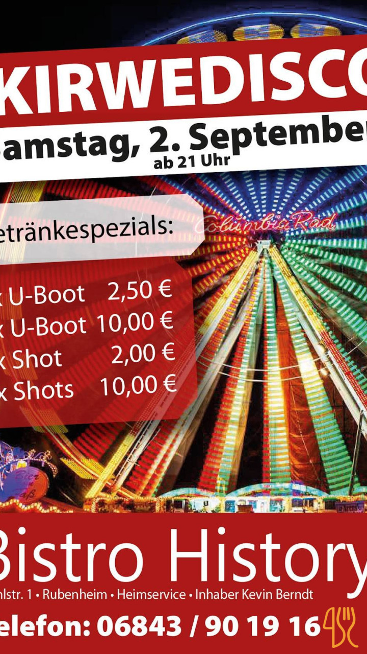 Glamsbjerg Pizza Menu