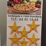 Glamsbjerg Pizza Menu