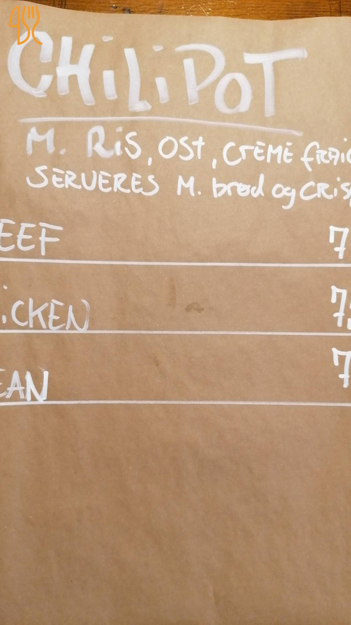 The Happy Cookery Menu